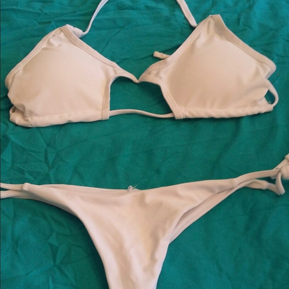 White bikini